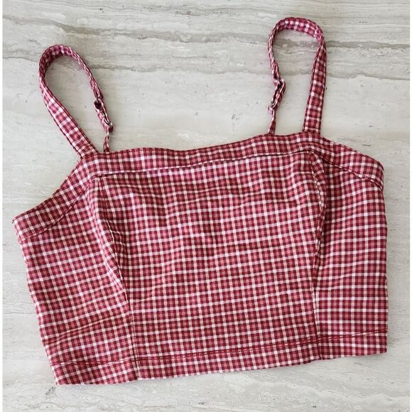 Hollister Tops - Hollister Checkered Crop Top
